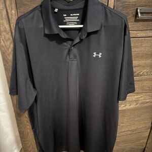 Under Armour Men's Black Polo Shirt